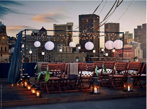 50 Sublimes Terrasses Pour Profiter Des Soirées D été Rooftop Party Rooftop Design Terrace Decor