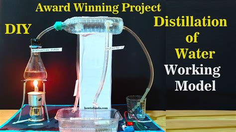 Distillation Of Water Working Model For Science Exhibition Diy