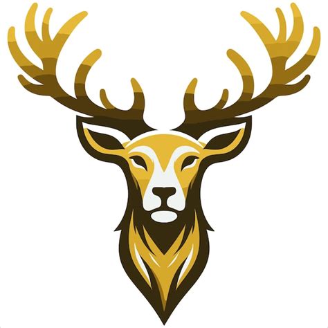 Premium Vector Deer Head Vector Design