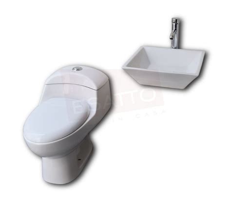 Paquete Sanitario WC 002 Y Lavabo OC 012 Maya Llave Gratis Esatto