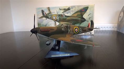 Airfix 124th Spitfire Mk1a Klb Youtube