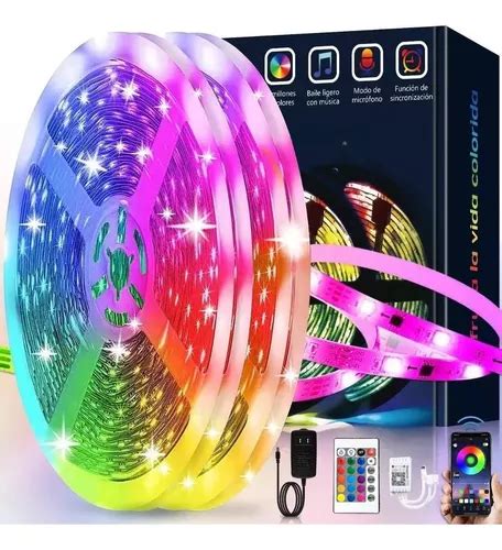 Tiras De Led Rgb Luces Wifi Inteligente Alexa Control 20m Envío gratis