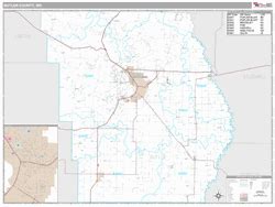 Butler County, MO Map (Premium Style)