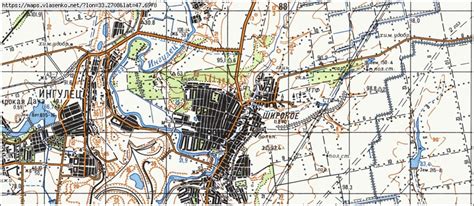 Карта ШИРОКЕ, Дніпропетровська область, Широківський район