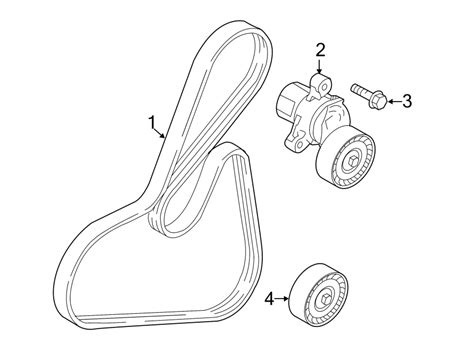 Ford Focus Belt Tensioner Bolt 1 0 Liter Pulleys Cooling Belts W500114s437 Roesch Ford