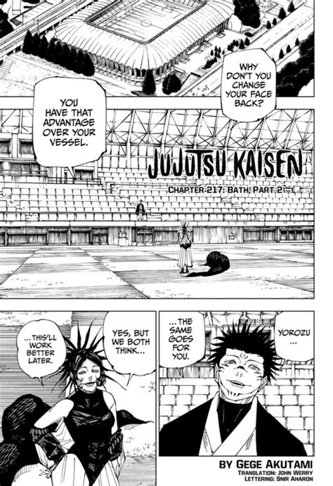 Jujutsu Kaisen Chapter 217 Reviews