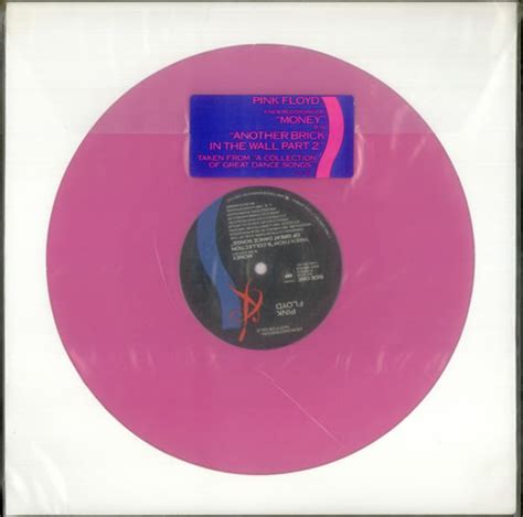 Pink Floyd Money Pink Vinyl Sticker Sealed Us Promo Vinyl