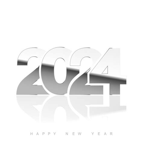 2024 Bonne Année Logo Texte Design Illustration Vectorielle Vecteur