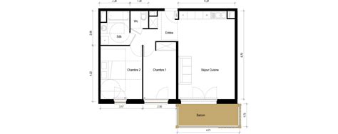 Plan Appartement T3 De 65 30 M² Neuf à Sérézin Du Rhône Résidence