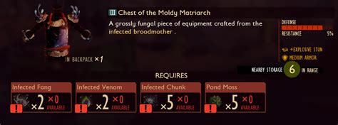 How To Get The Moldy Matriarch Armor Infected Broodmother Set Guide