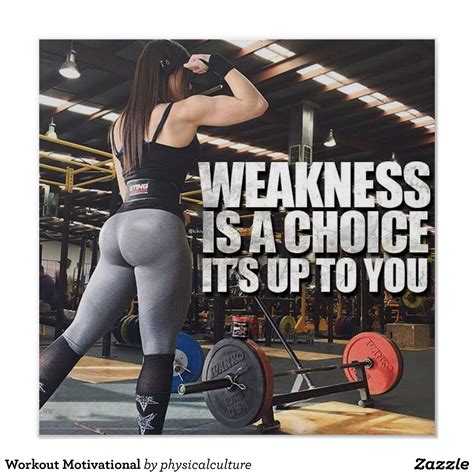 Workout Motivational Poster In 2021 Womens Fitness