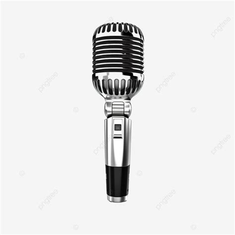 Microphone Broadcast Or Karaoke 3d Render Element Music Mic Karaoke