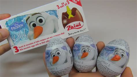 Frozen Olaf Surprise Egg Disney YouTube