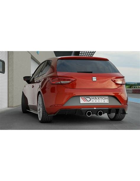 Escape Deportivo Inox Difusor Trasero Para Seat Leon 5F Facelift 2017