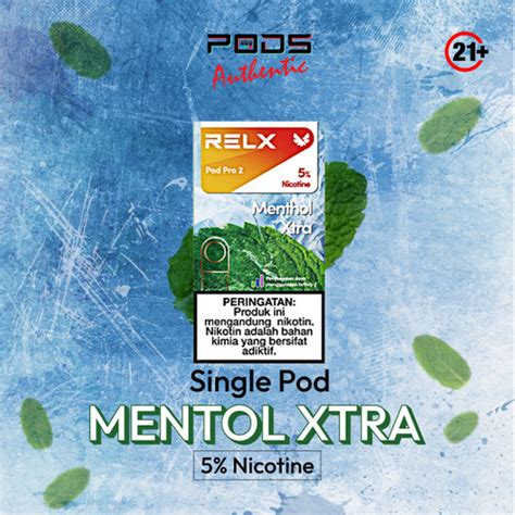 Jual RELX Infinity Pod Pro Menthol Xtra 1 Pack Isi 2 Pods SINGLE