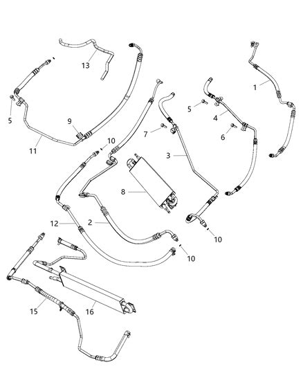 Power Steering Hose Dodge Charger