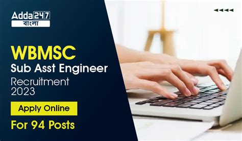 Wbmsc Sub Assistant Engineer Recruitment Apply Now