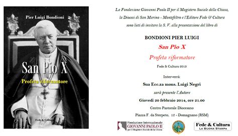 Presentazione Del Libro San Pio X Di Bondioni Pierluigi Diocesi Di