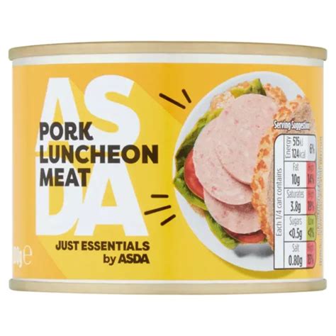 JUST ESSENTIALS By ASDA Pork Luncheon Meat 200g The Kingdom S Market