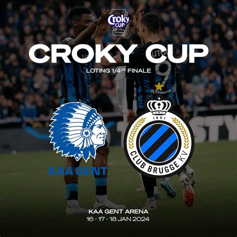 Club Brugge Loot KAA Gent In Kwartfinale Croky Cup Club Brugge