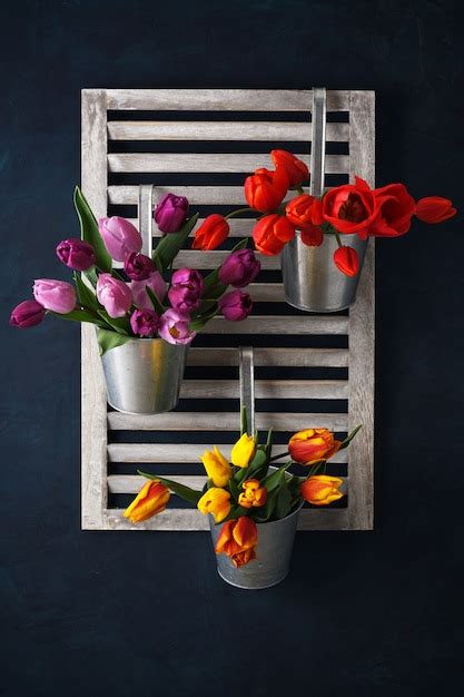 Premium Photo | Colorful tulips