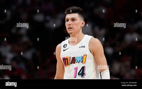 Miami Heat Guard Tyler Herro Walks Down The Court During The