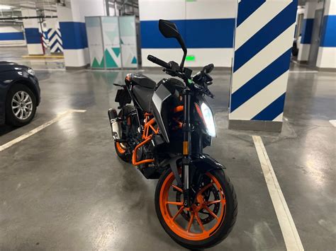Купить б у KTM 390 Duke инжектор 6 передач в Москве серый naked bike 2022 года на Авто ру ID