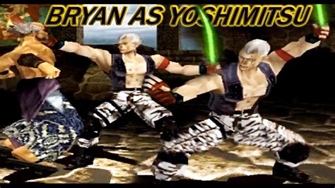 Tas Bryan With Yoshimitsu S Moves Gameplay Tekken Arcade Version