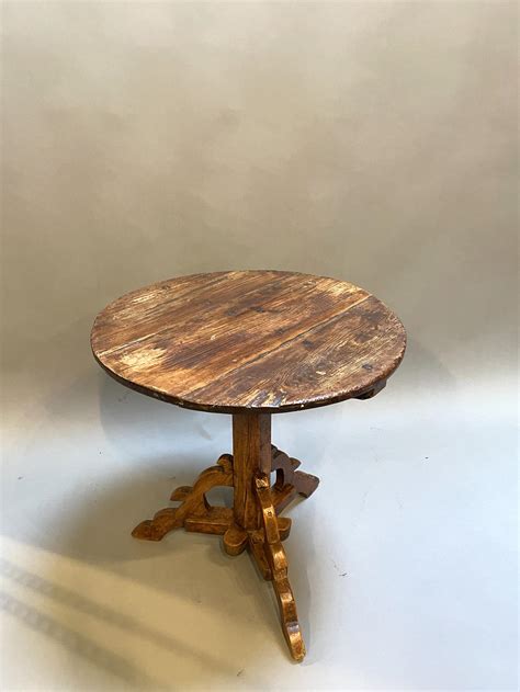 18th Century Rustic Pine Pedestle Table LA431670 LoveAntiques