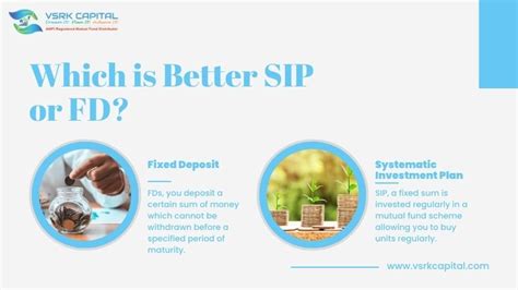 Which Is Better SIP Or FD How To Choose VSRK Wealth Creator