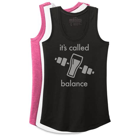 Its Called Balance Womens Triblend Racerback Tank