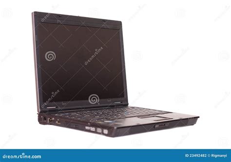 Laptop Isolated Stock Photo Image Of Open Communications