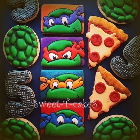 Best Ninja Turtle Cookies Ideas Ninja Turtle Cookies Turtle Cookies