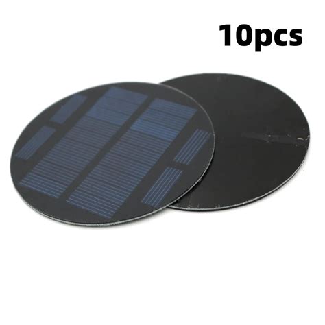 10pcs Solar Panel 4 5v 100ma Polycrystal Silicon Standard Epoxy Diy