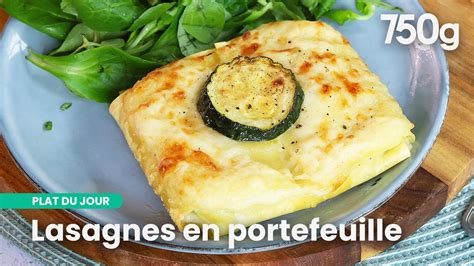 Des lasagnes aux courgettes à glisser dans sa poche 750g YouTube