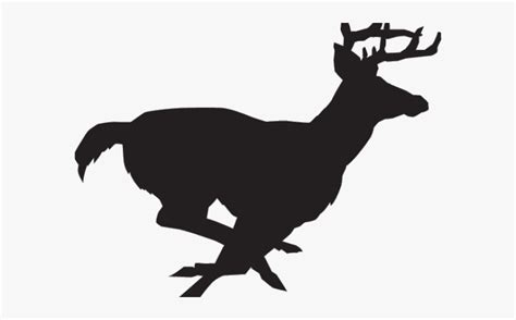 Wildlife Clipart Running Deer Deer Running Outline Free Transparent