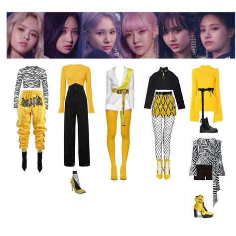 Fashion Set Adios Everglow Created Via Kpop Fashion Outfits Badass