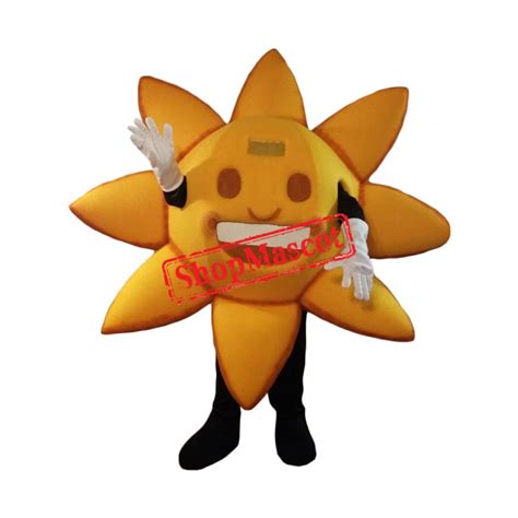 Happy Lightweight Sunflower Mascot Costume