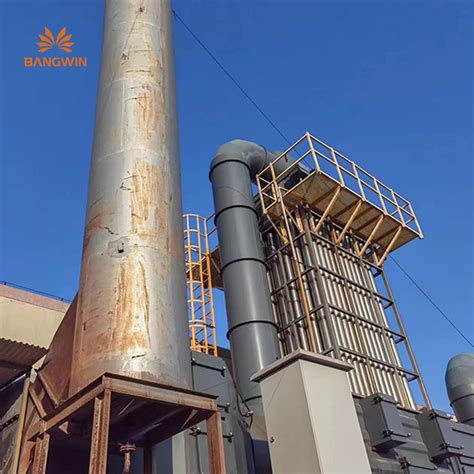 Bw Pp Wet Air Scrubber Gas Purification Tower For Manufacturing Plant