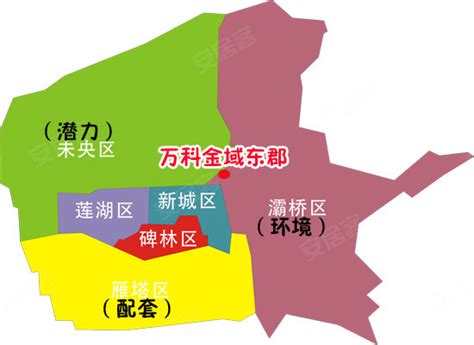 西安区域划分 西安区域划分图2018西安高新区范围界限