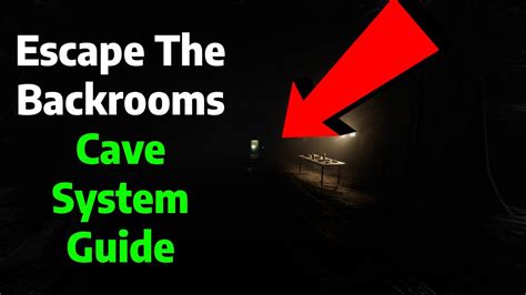 Escape The Backrooms Cave System Guide Tutorial Youtube