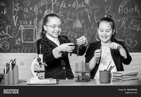 Little Girls Scientist Image And Photo Free Trial Bigstock