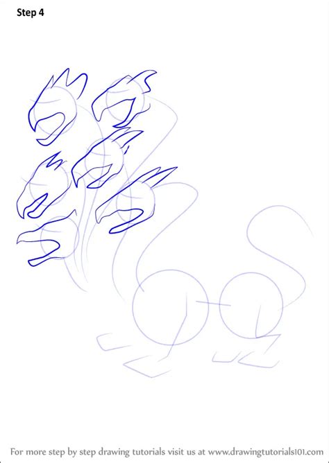 Learn How to Draw Hydra (Greek mythology) Step by Step : Drawing Tutorials