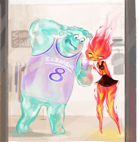 Wade And Ember Elemental Drawn By Kiddo Hah Danbooru