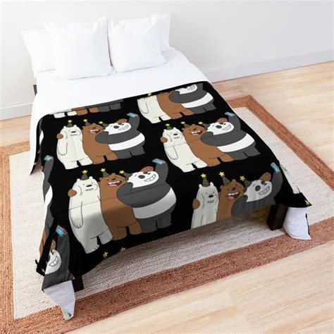 We Bare Bears Comforter By Plushism In We Bare Bears Bare