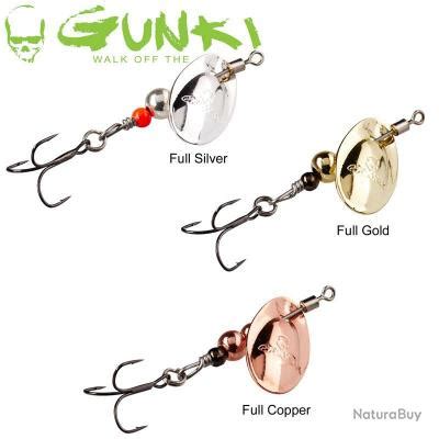 DESTOCKAGE Leurre Cuiller Tournante Gunki Dots Nude 1L Full Copper Cuillers Truite 10120175