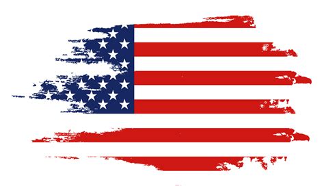 Flag Of The United States Of America Brush Background USA Flag Brush