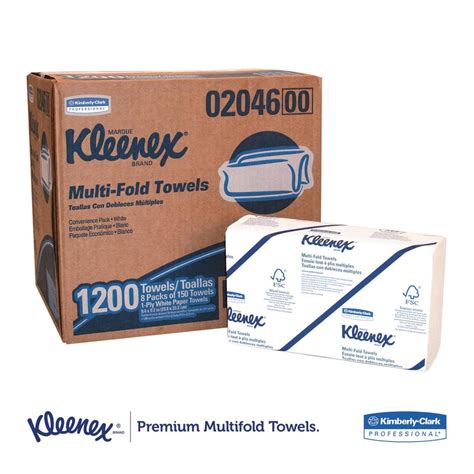 Kleenex Multi Fold Paper Towels Convenience 9 15x9 25 White 150