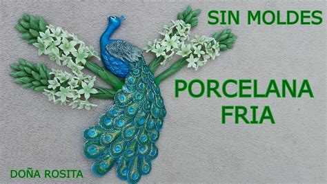 Como Hacer Un Pavo Real Con Porcelana Fria Sin Moldes Pavo Real Super