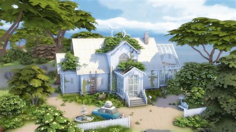 The Summer House The Sims 4 Speed Build With Ambient Sound No